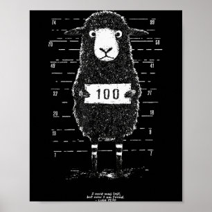 Poster Brebis Perdue - J'étais Perdu Mais Maintenant Je S
