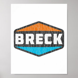 Poster Breck Ski Breckenridge Ski Colorado Snowboardin