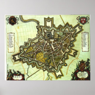 Poster Breda - 1652