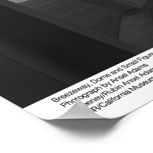 Poster Breezeway, Dome and Small Figure, February, 1967 (Coin)