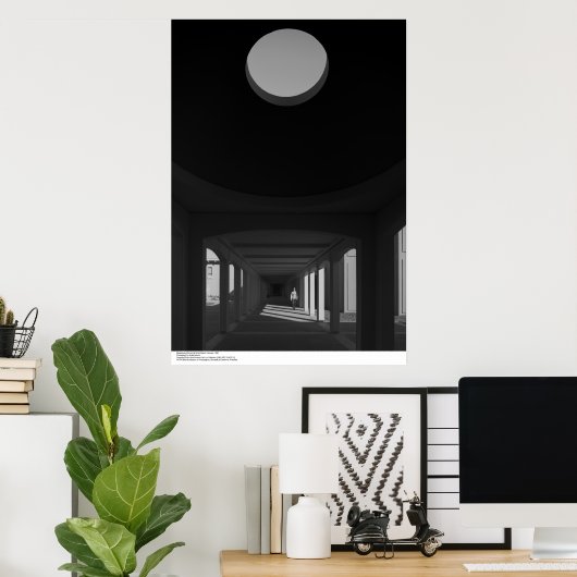 Poster Breezeway, Dome and Small Figure, February, 1967 (Bureau à domicile)