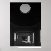 Poster Breezeway, Dome and Small Figure, February, 1967 (Devant)