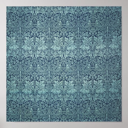 Poster Brer Rabbit par William Morris, Motif textile (Devant)