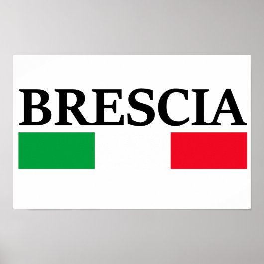 Poster Brescia Italie (Devant)