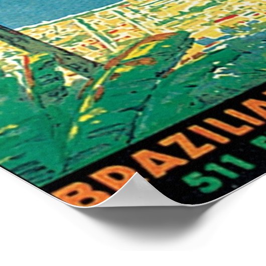 Poster Brésil (Coin)