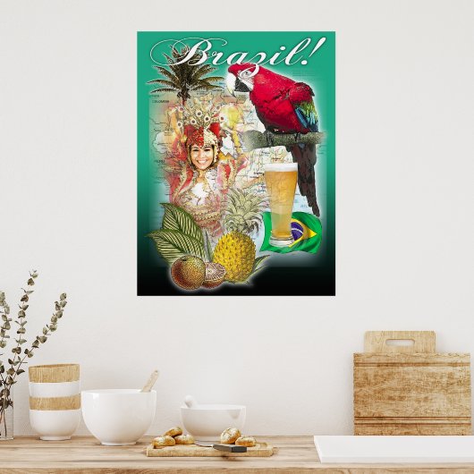 Poster brésil (Cuisine)