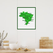 Poster Brésil (Cuisine)