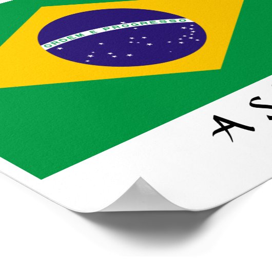 Poster Brésil "A Seleção" (Coin)