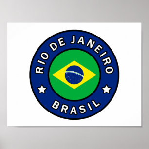 Poster Brésil de Rio de Janeiro