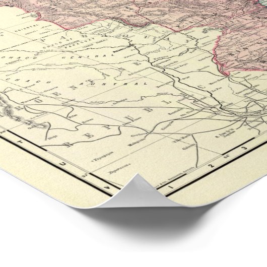 Poster Brésil, Guyane (Coin)