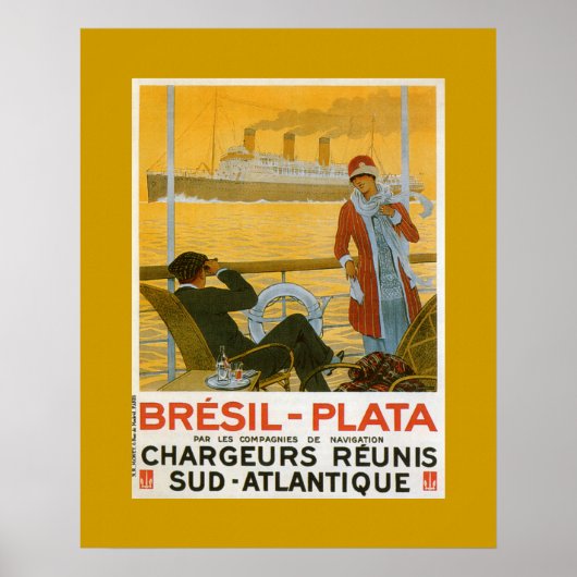Poster Bresil - Plata (Devant)