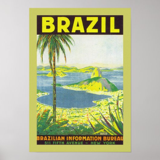 Poster Brésil (toile) (Devant)
