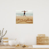 Poster BRÉSIL. Un homme barechest en maillot de bain (Cuisine)