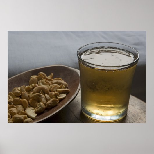 Poster Brésil. Un verre de Guarana Energy rafraîchissant (Devant)