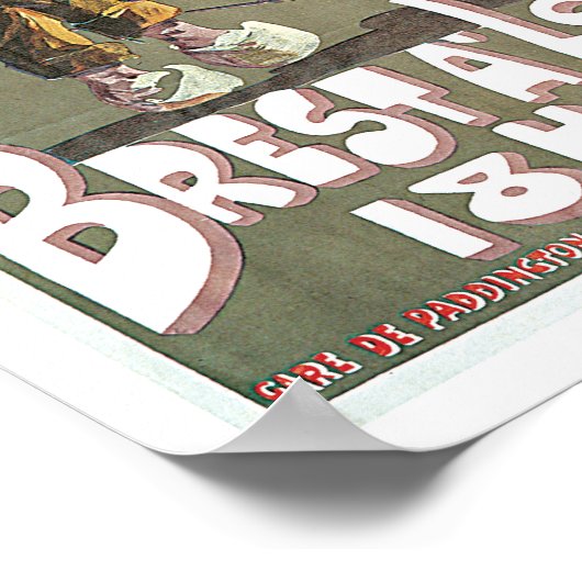 Poster Brest á Londres 18 heurs (Coin)