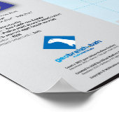 Poster Bretagne, carte administrative 2020 (en breton) (Coin)