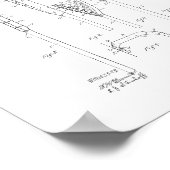 Poster Brevet à bâton de crosse (Coin)