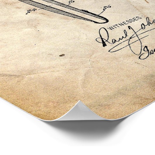 Poster Brevet à poils (Coin)