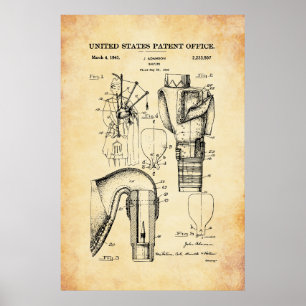 Poster Brevet américain - Bagpipes