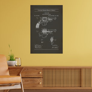 Poster Brevet américain de 1885 317965 - Boland Revolver