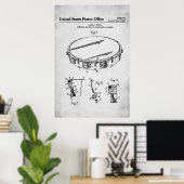 Poster Brevet américain - Tambourine (Bureau à domicile)