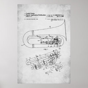 Poster Brevet américain - Tuba