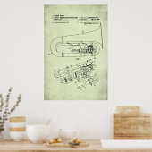 Poster Brevet américain - Tuba (Cuisine)