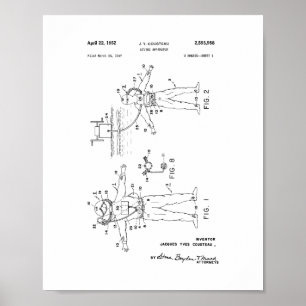 Poster Brevet d'appareillage de plongée de Jacques