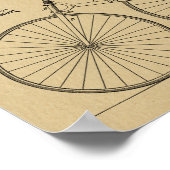 Poster Brevet d'art de 1889 sans chainerie Imprimer (Coin)