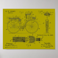 Brevet d'art de 1894 pour bicyclettes militaires I