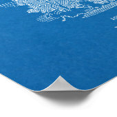 Poster Brevet d'avion Biplane 1920 Imprimer (Coin)