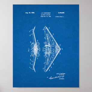 Poster brevet d'avion de Tout-aile - modèle