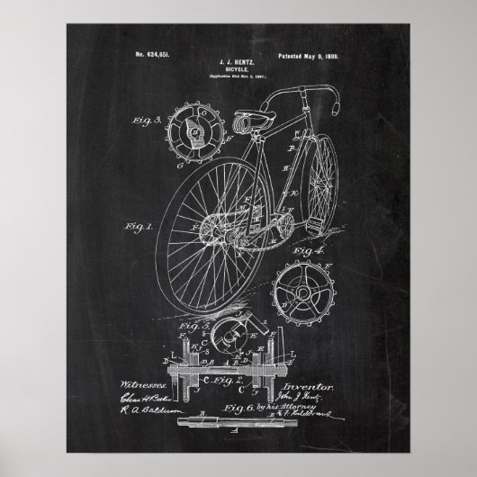 Poster Brevet de bicyclette (Devant)