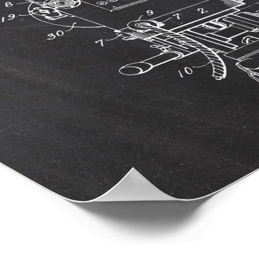 Poster Brevet de caméra vidéo (Coin)