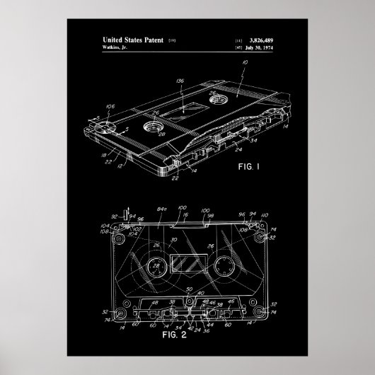 Poster Brevet de cassettes (Devant)