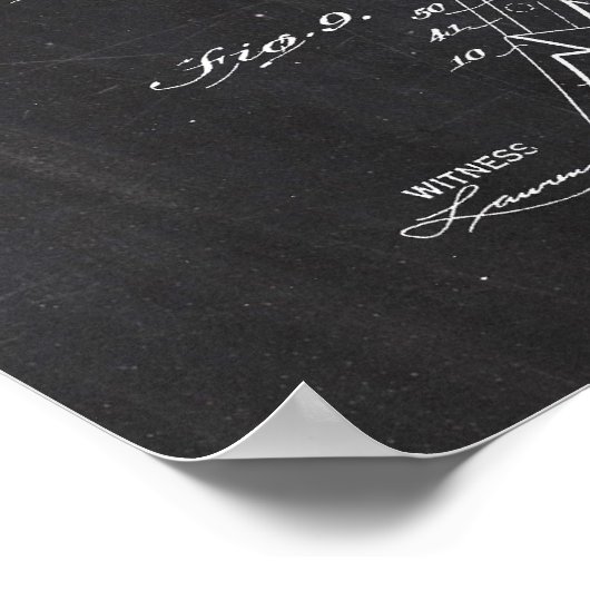 Poster Brevet de ciseaux (Coin)