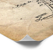 Poster Brevet de ciseaux (Coin)