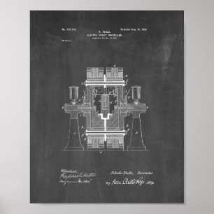 Poster Brevet de contrôleur de circuit électrique de