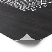 Poster Brevet de coupe-cheveux électrique (Coin)