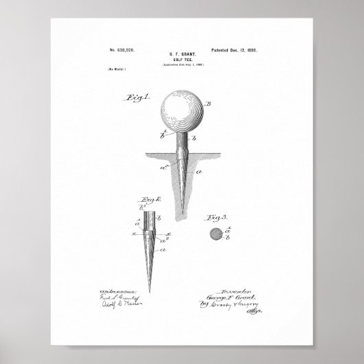 Poster Brevet de golf (Devant)