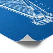 Poster Brevet de harpe - Plan directeur (Coin)