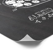 Poster Brevet de machine à écrire (Coin)