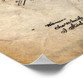 Poster Brevet de microscope de 1886 (Coin)