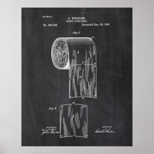 Poster Brevet de papier toilette (Devant)