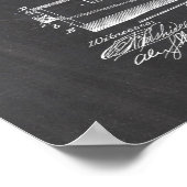 Poster Brevet de rouleau de papier toilette (Coin)