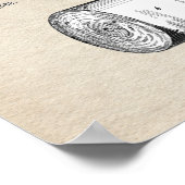 Poster Brevet de rouleau de papier toilette (Coin)