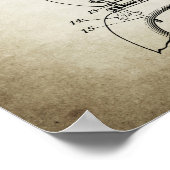 Poster Brevet de siège de toilette (Coin)