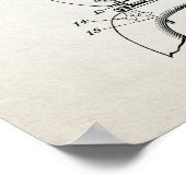 Poster Brevet de siège de toilette (Coin)