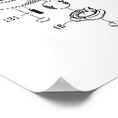 Poster brevet de souris d'ordinateur (Coin)