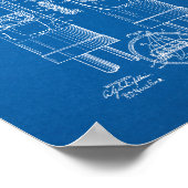 Poster Brevet de tube à vide à électrodes multiples - Pla (Coin)